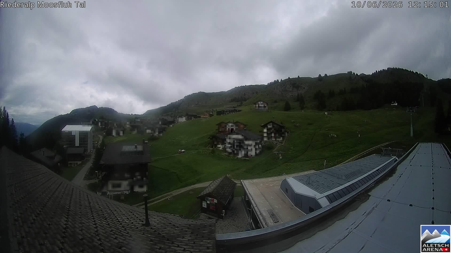 Riederalp: Aletsch Arena - Riederfurka Dorf von SB Riederfurka Bergstation