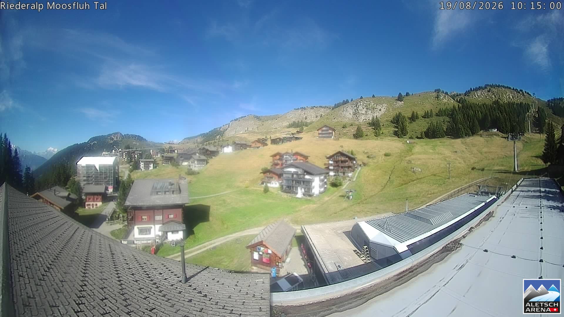 Riederalp: Aletsch Arena - Riederfurka Dorf von SB Riederfurka Bergstation
