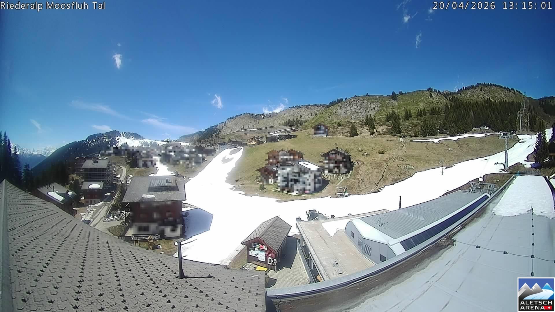 Riederalp: Aletsch Arena - Riederfurka Dorf von SB Riederfurka Bergstation