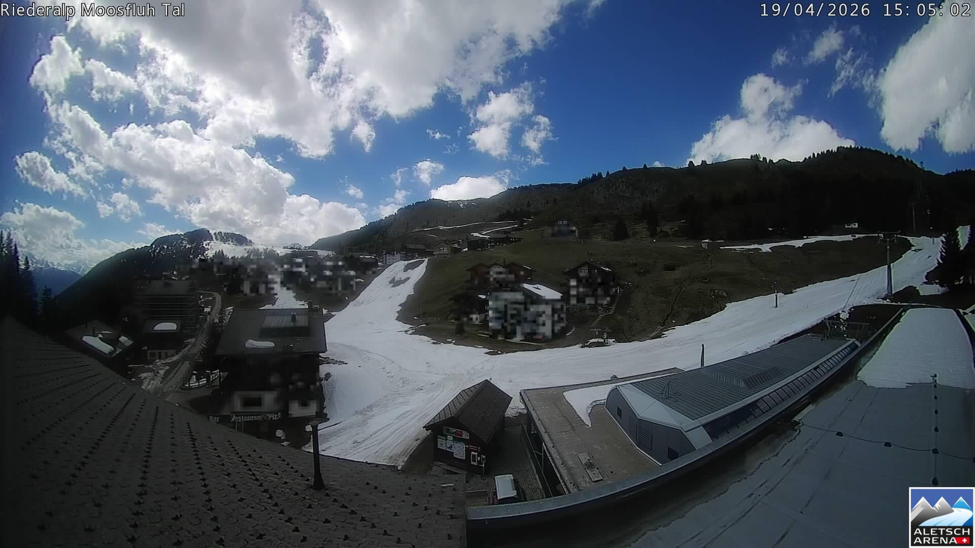 Riederalp: Aletsch Arena - Riederfurka Dorf von SB Riederfurka Bergstation