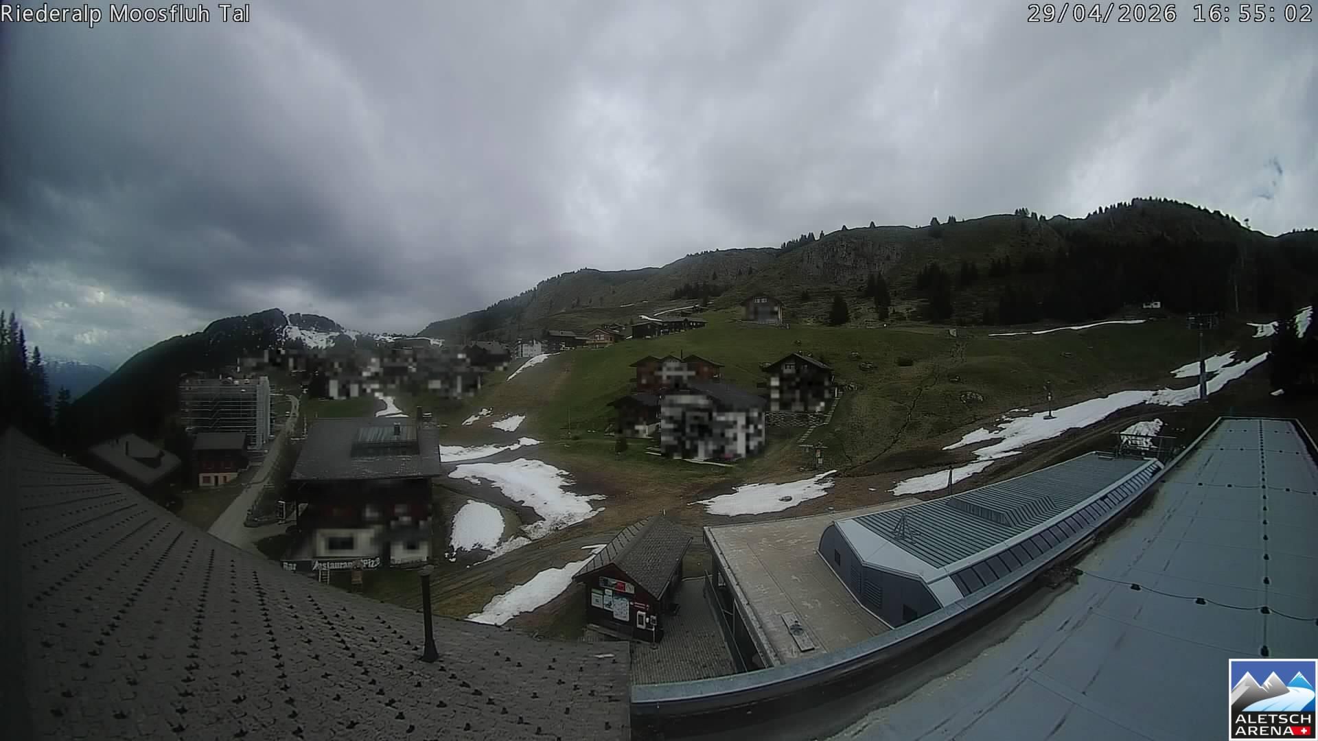 Riederalp: Aletsch Arena - Riederfurka Dorf von SB Riederfurka Bergstation