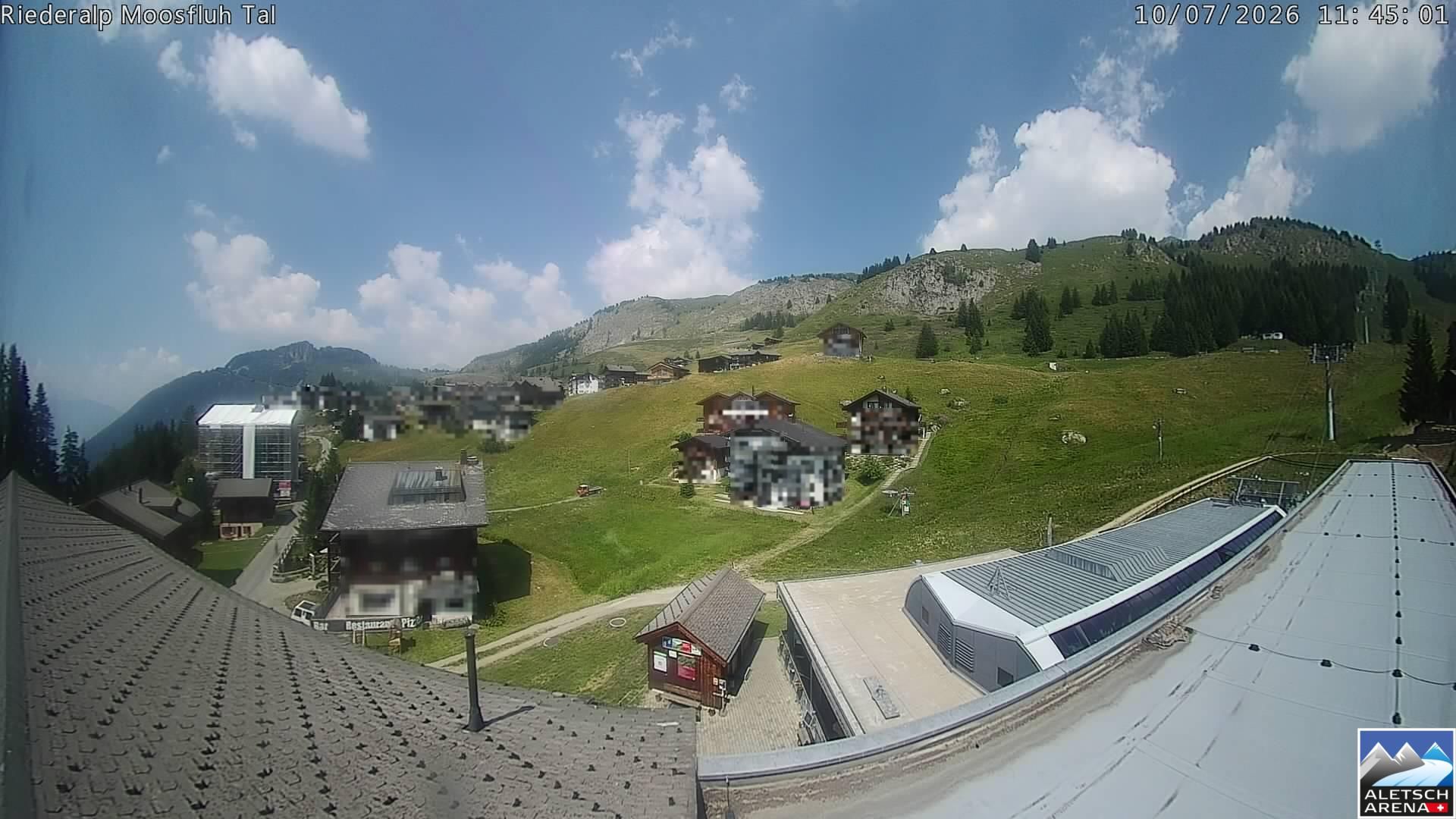 Riederalp: Aletsch Arena - Riederfurka Dorf von SB Riederfurka Bergstation