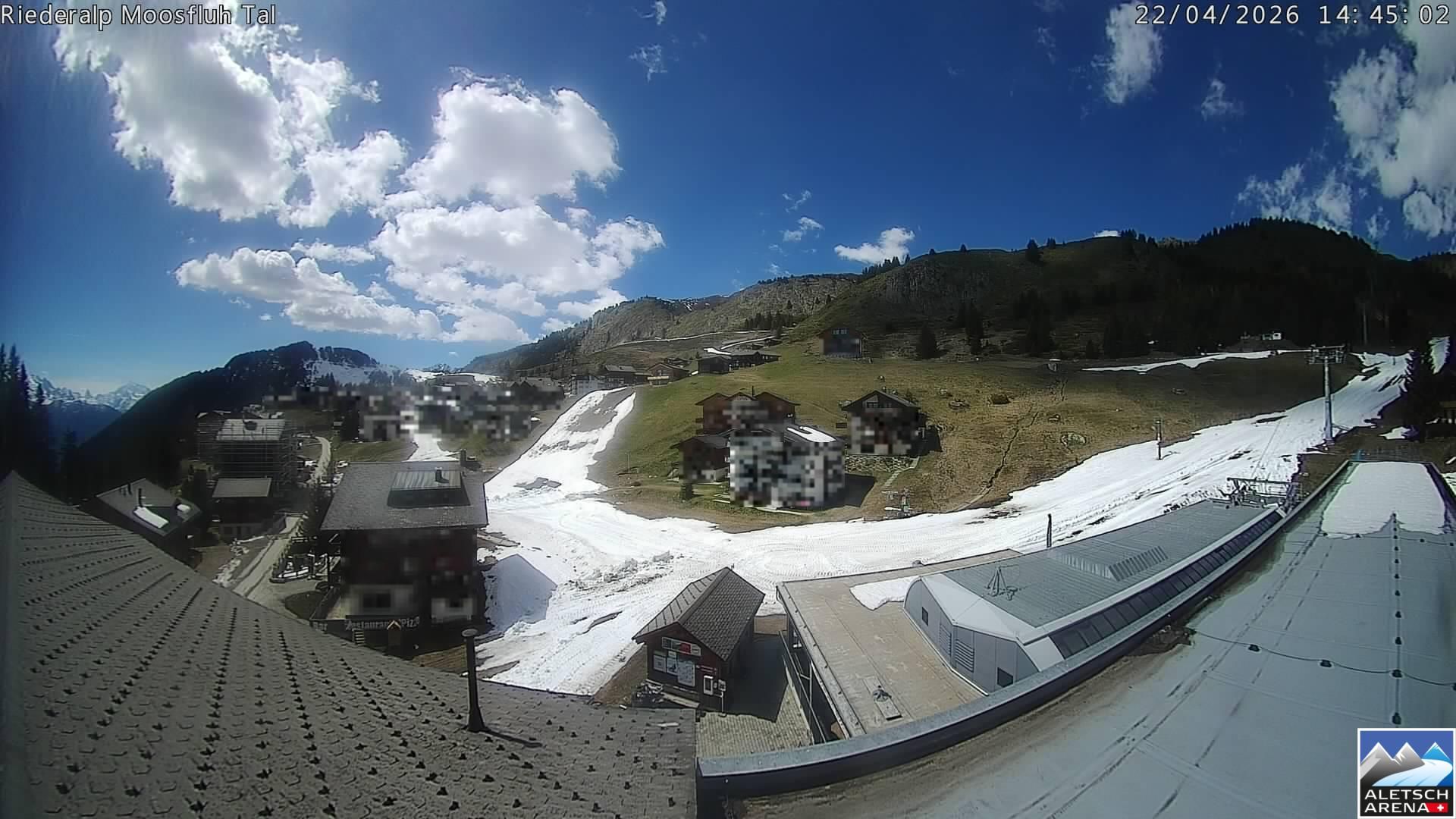 Riederalp: Aletsch Arena - Riederfurka Dorf von SB Riederfurka Bergstation