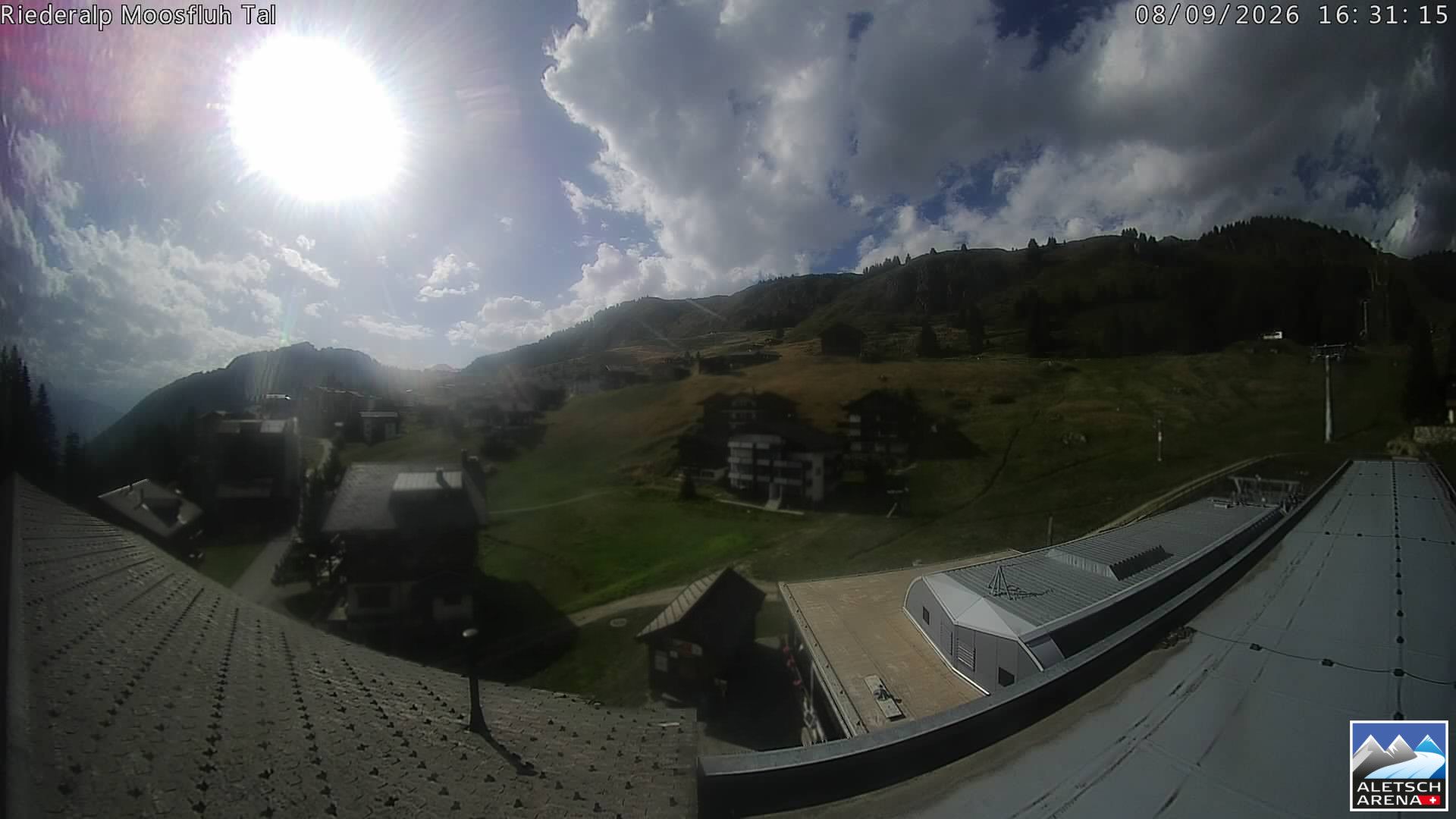 Riederalp: Aletsch Arena - Riederfurka Dorf von SB Riederfurka Bergstation