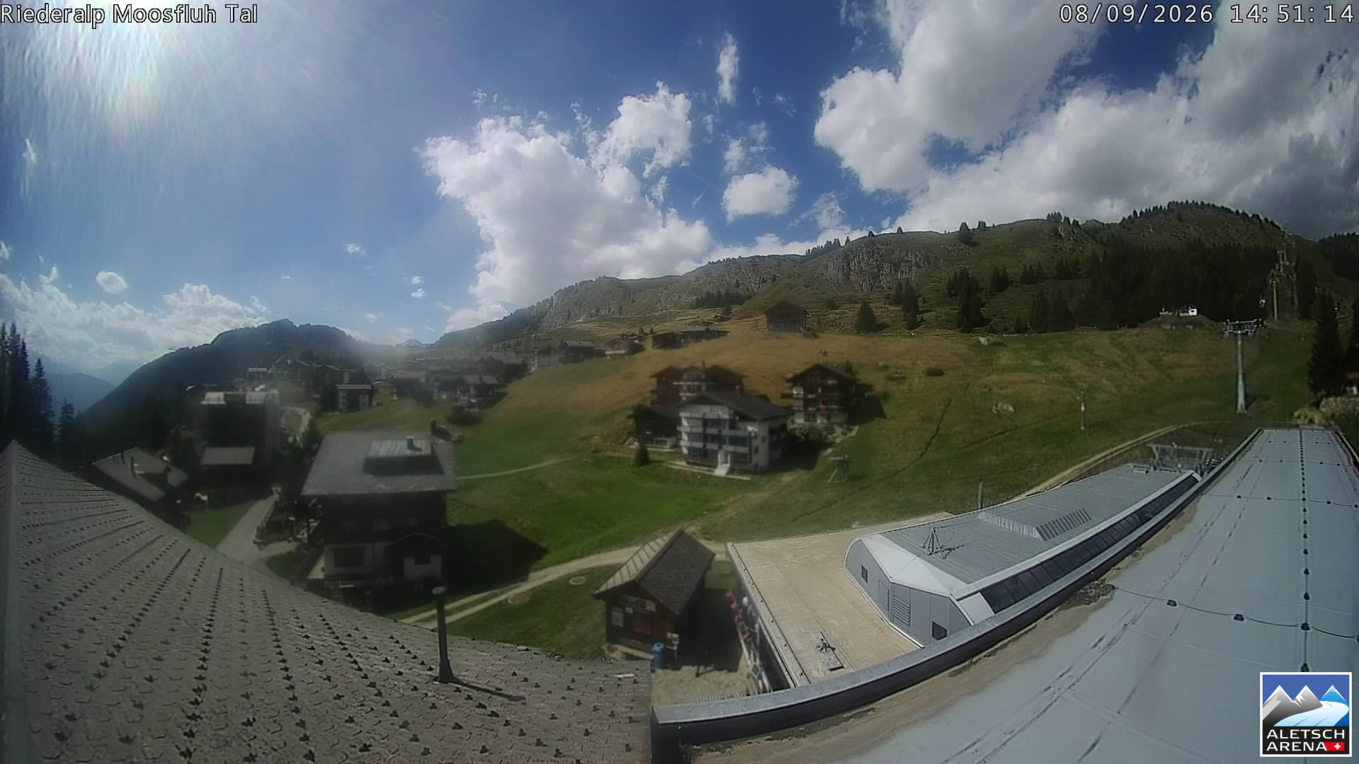 Riederalp: Aletsch Arena - Riederfurka Dorf von SB Riederfurka Bergstation