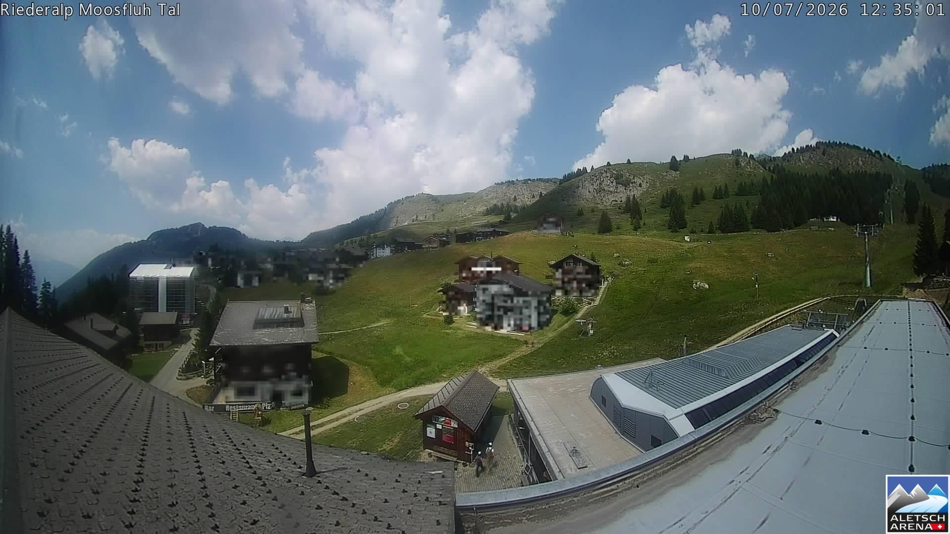Riederalp: Aletsch Arena - Riederfurka Dorf von SB Riederfurka Bergstation