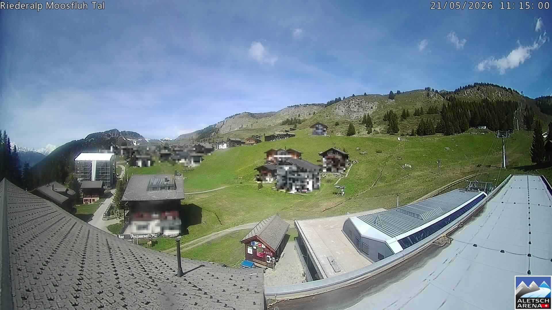 Riederalp: Aletsch Arena - Riederfurka Dorf von SB Riederfurka Bergstation