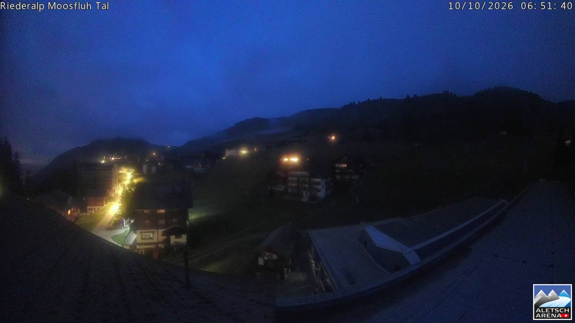 Riederalp: Aletsch Arena - Riederfurka Dorf von SB Riederfurka Bergstation