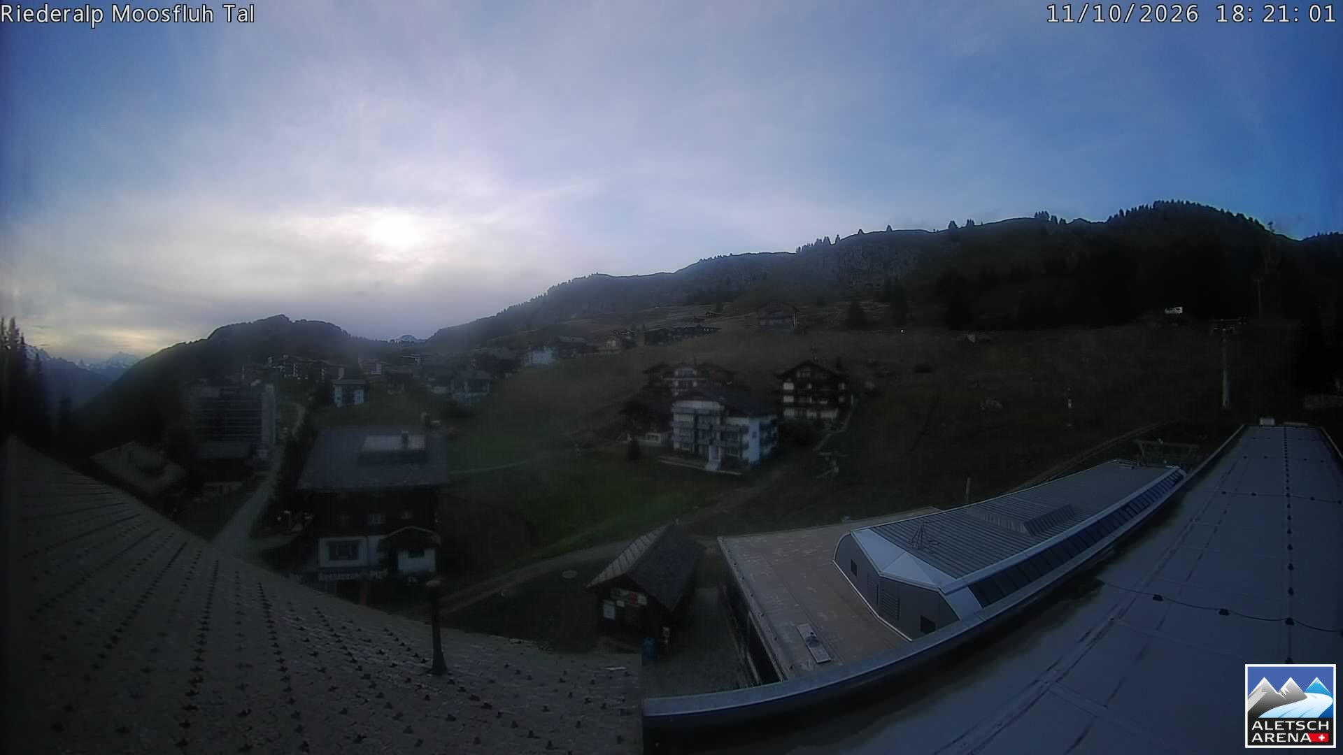 Riederalp: Aletsch Arena - Riederfurka Dorf von SB Riederfurka Bergstation