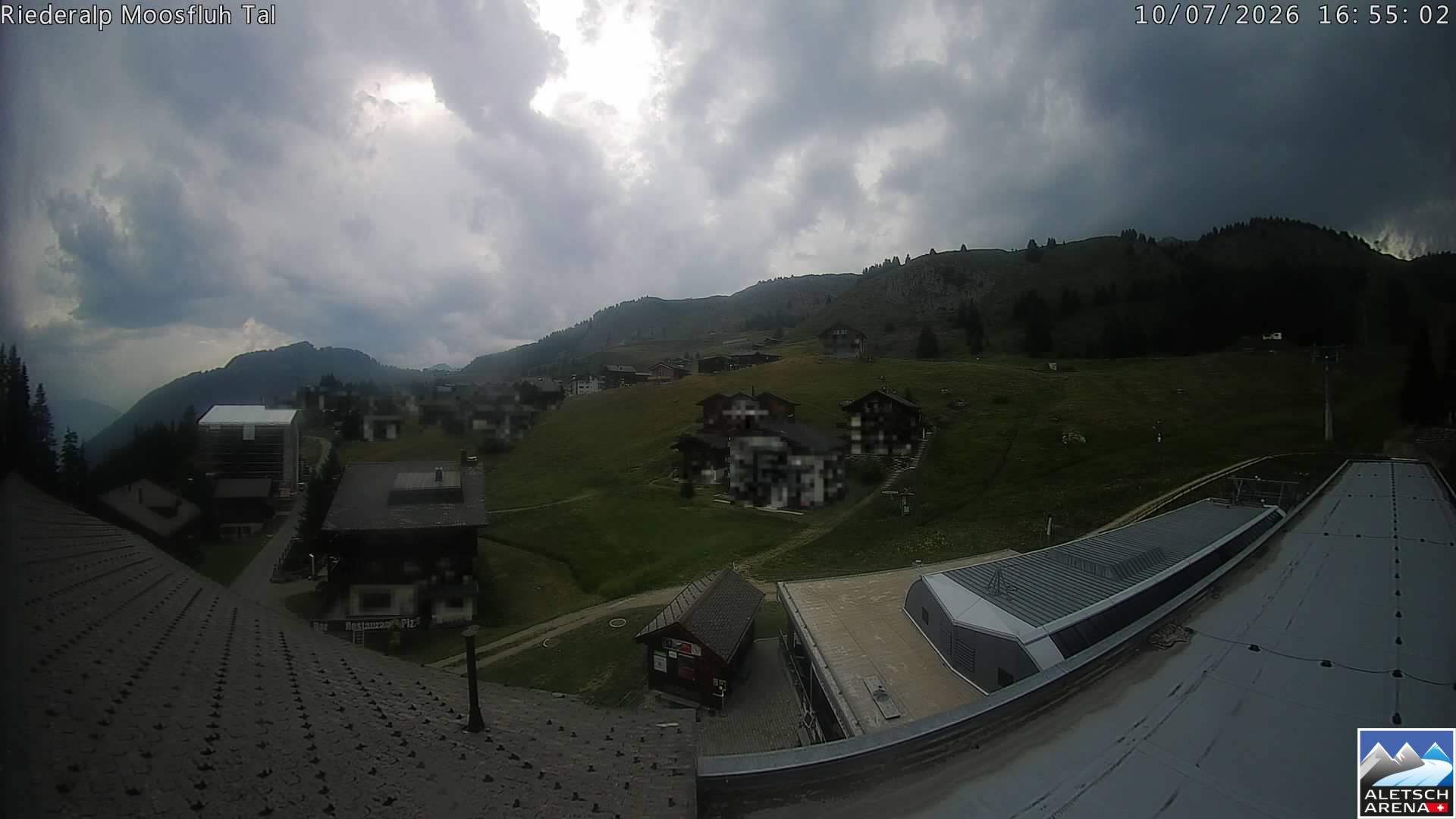 Riederalp: Aletsch Arena - Riederfurka Dorf von SB Riederfurka Bergstation