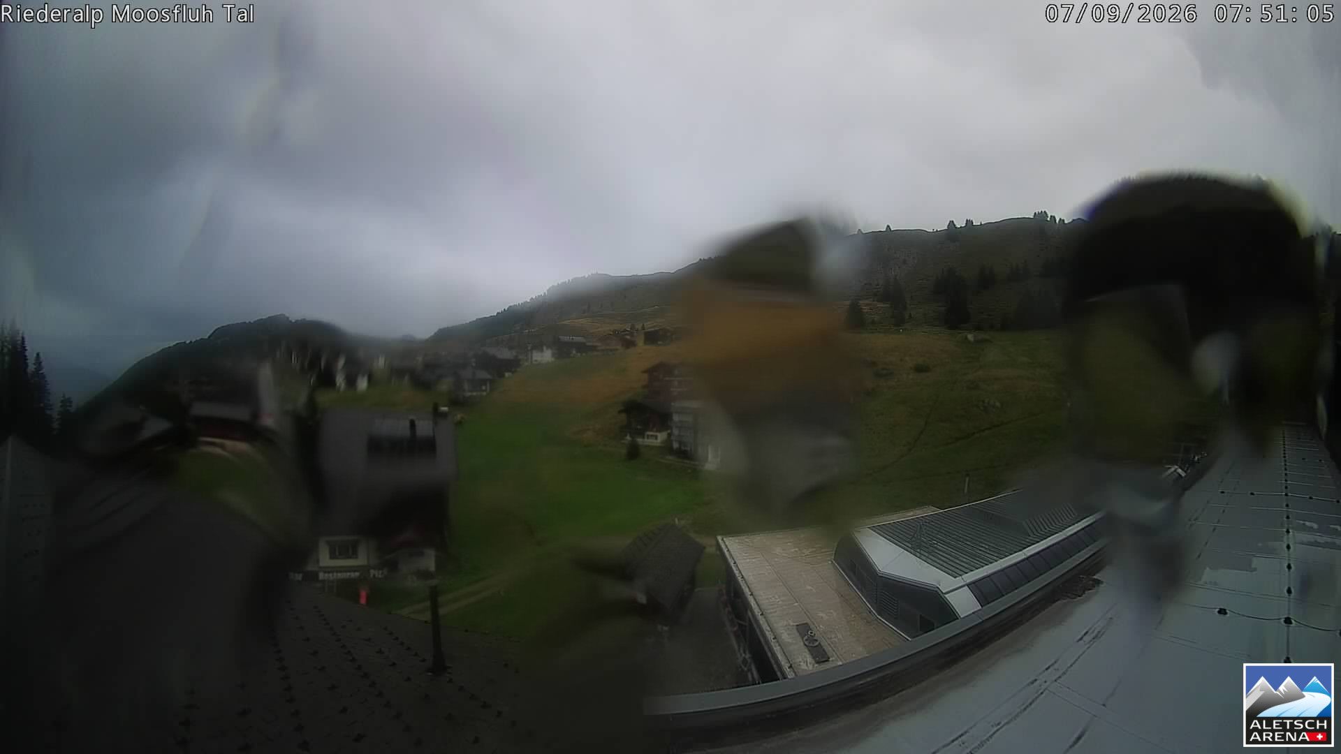 Riederalp: Aletsch Arena - Riederfurka Dorf von SB Riederfurka Bergstation
