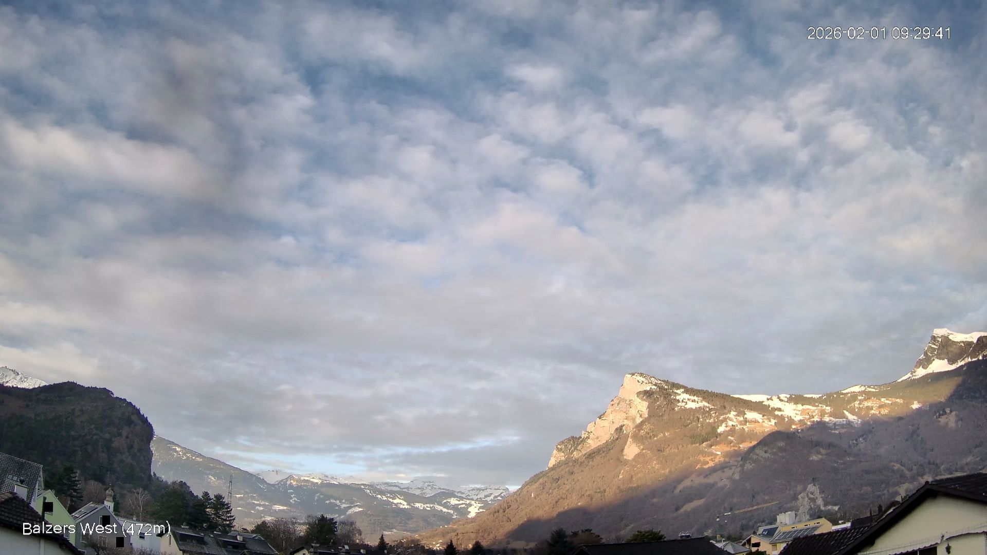Balzers: Mäls, Blickrichtung West