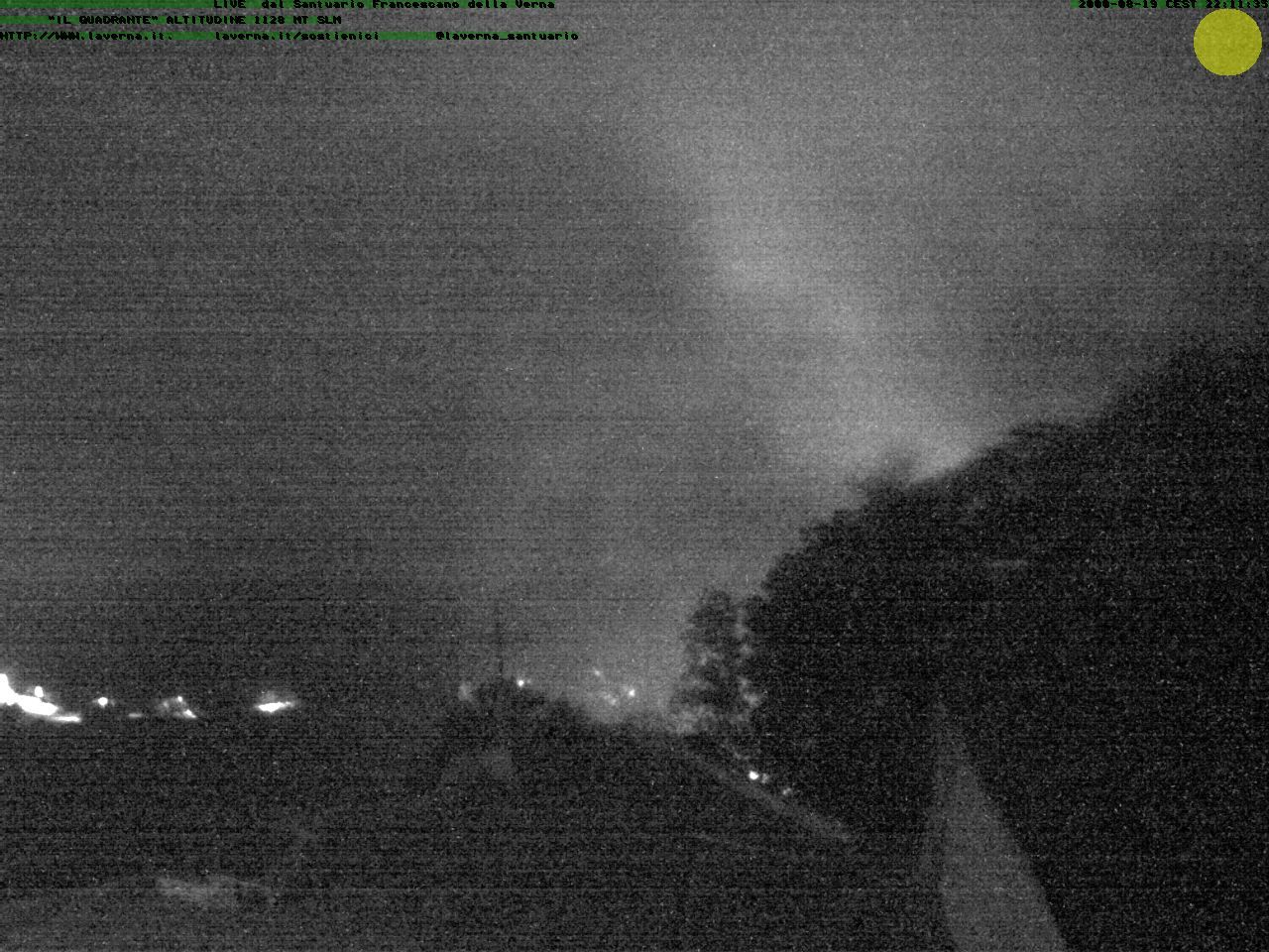 Traffic Cam Chiusi della Verna: La Verna il Quadrante