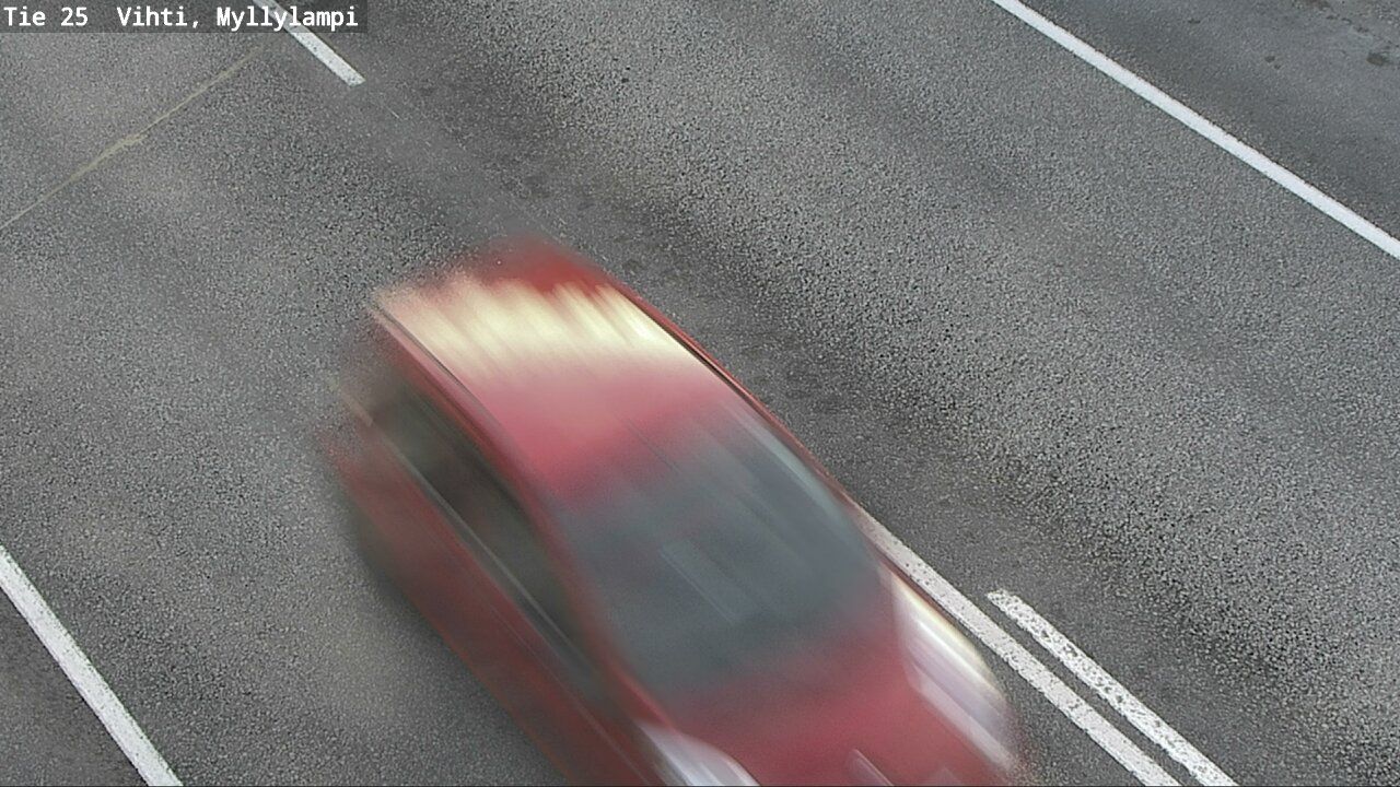 Traffic Cam Vihti: Tie25 Myllylampi - Tie 25 Tienpinta