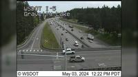 Lakewood: I-5 at MP 124.6: Gravelly Lk Dr - Day time
