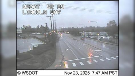 Traffic Cam Brier: SR 99 at MP 50.9: Lincoln Wy
