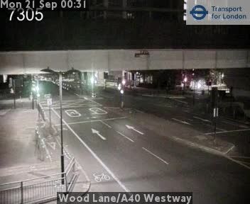 Traffic Cam Acton: Wood Lane/A40 Westway
