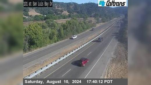 Traffic Cam Sycamore Springs › South: US-101 : San Luis Bay Drive