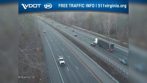 Traffic Cam Windy Hill Mobile Home Park: I-64 - MM 246.65 - EB - 0.3 Mi past Exit 247