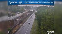 East Falls Church: I-66 - MM 69 - WB - Exit 69, North Sycamore St - Day time