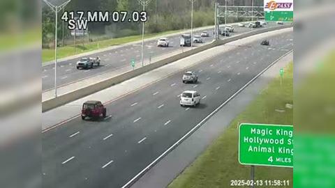 Traffic Cam Hunter's Creek: SR-417 at John Young Toll Plaza