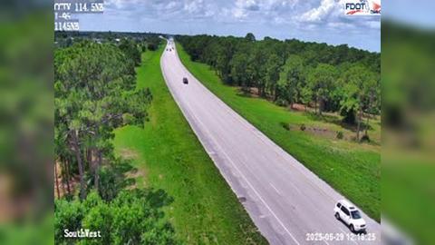 Traffic Cam Port St. Lucie: I-95 MP 114.5 Northbound