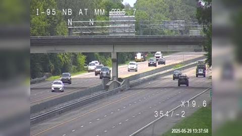 Traffic Cam Canaveral Acres: I-95 @ MM 205.7 NB