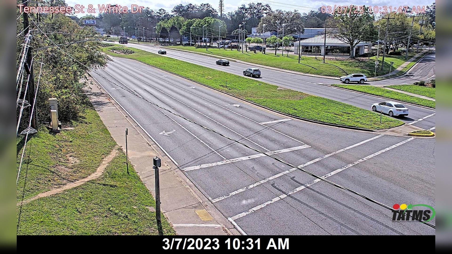 Traffic Cam Tallahassee: Tennessee St at White Dr