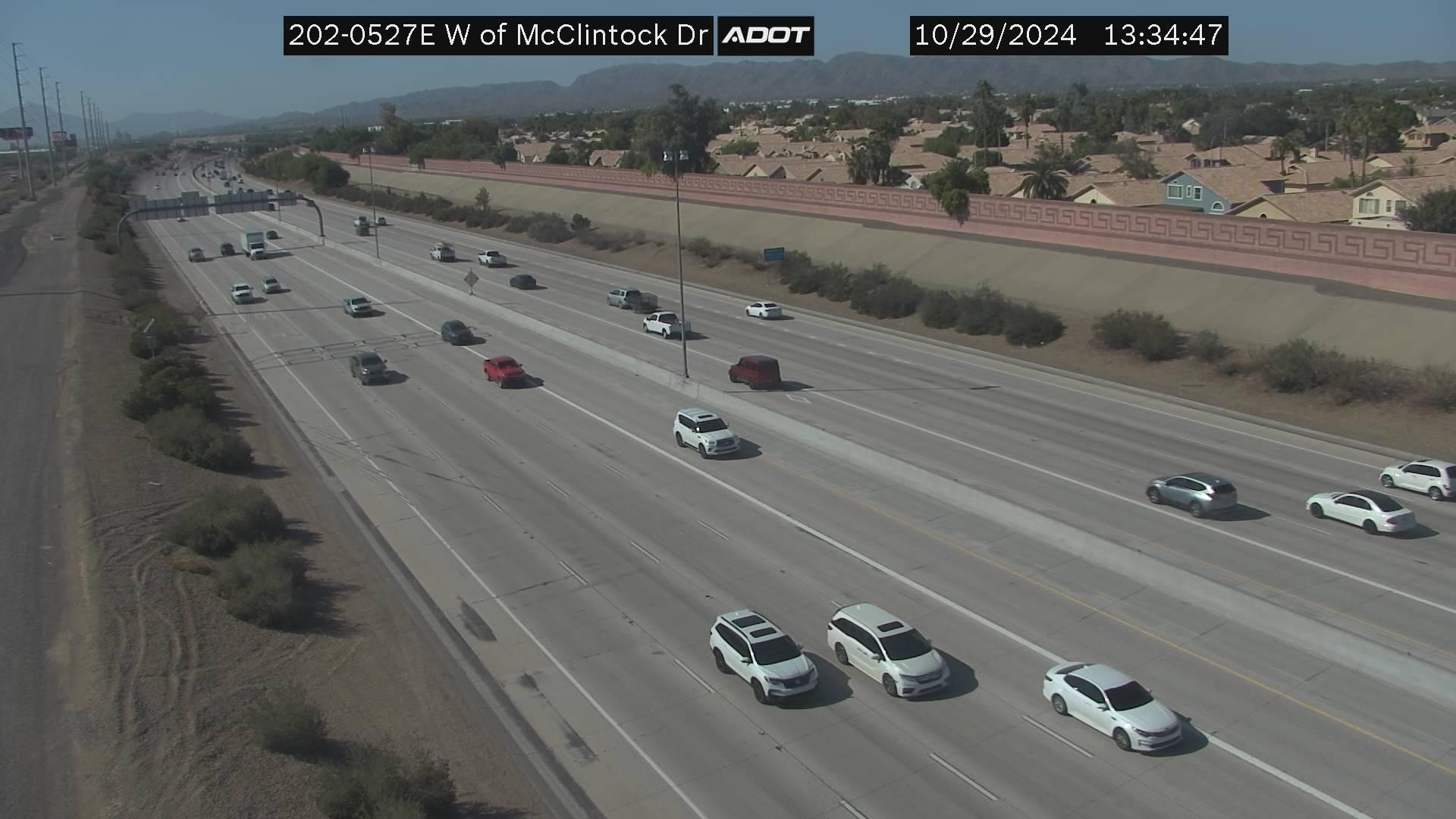 Traffic Cam Chandler › East: L-202 EB 52.71 @W of McClintock