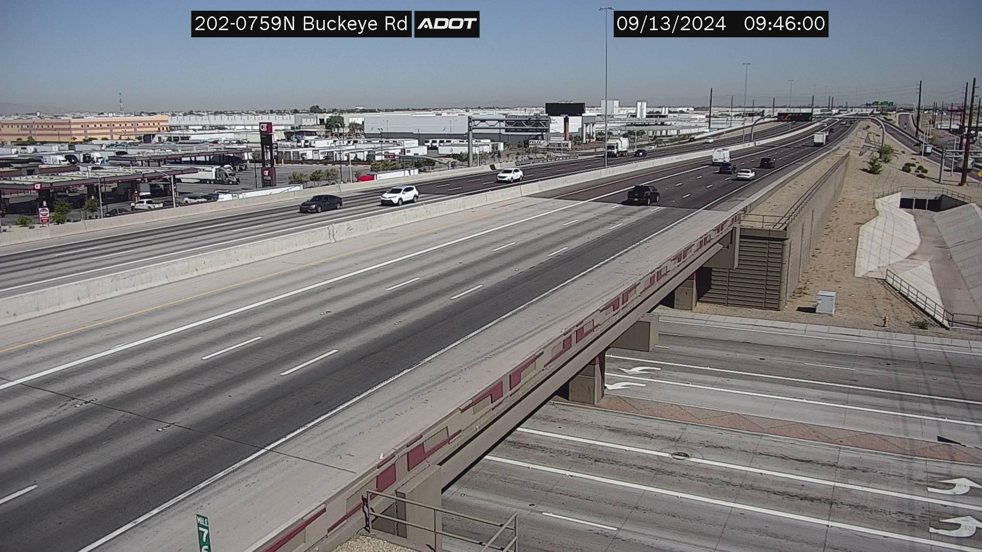 Traffic Cam Estrella › West: L-202 WB 75.98 @Buckeye