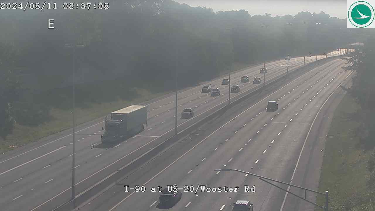 Traffic Cam Rocky River: I-90 at US-20 - Wooster Rd