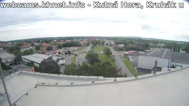 Traffic Cam Sedlec u Kutne Hory: kruhový objezd v Kutné Hoře