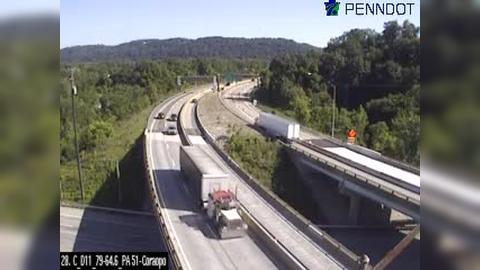 Traffic Cam Robinson Township: I-79 @ MM 64.6 (CORAOPOLIS INTERCHANGE)