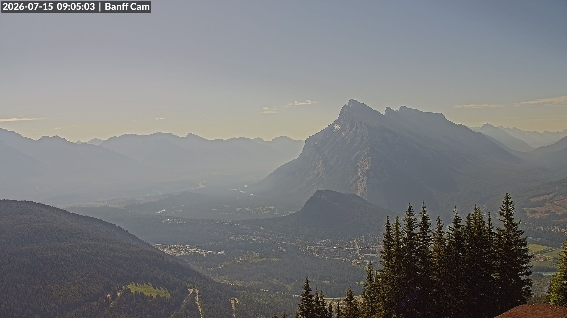 Traffic Cam Banff: Mount Norquay