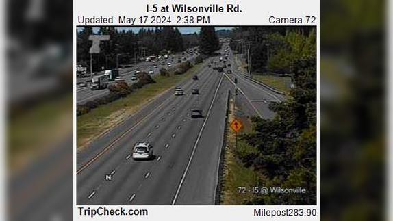 Traffic Cam Wilsonville: I-5 at - Rd