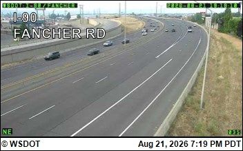 Traffic Cam Liberty Lake: I-90 at MP 284.5: Fancher Rd