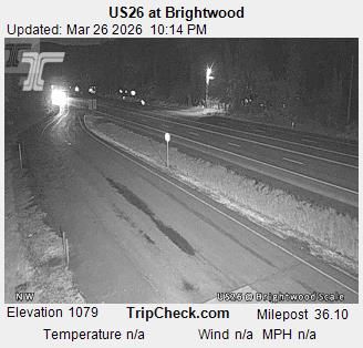 Traffic Cam The Villages at Mount Hood: US26 at Brightwood