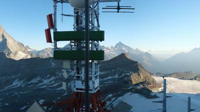 immagine della webcam nei dintorni di Capanna Margherita: webcam Plateau Rosa