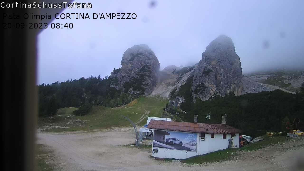 Traffic Cam Cortina d'Ampezzo › West: Cortina d’Ampezzo - Tofana-Schuss