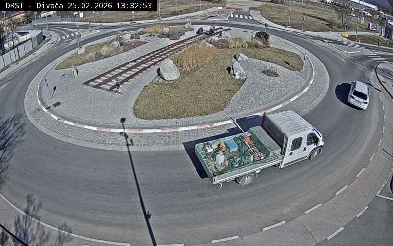 Traffic Cam Divaca: R1-205, Rondo Divača