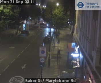 Traffic Cam London: Baker St/ Marylebone Rd