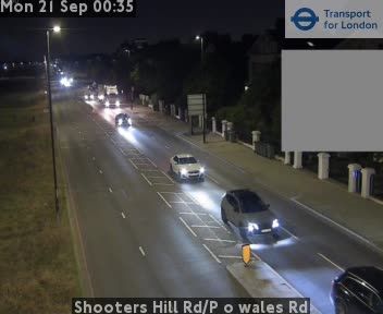 Traffic Cam London: Shooters Hill Rd/P o wales Rd