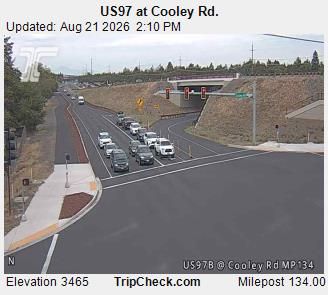 Traffic Cam Tumalo: US 97 at Cooley Rd