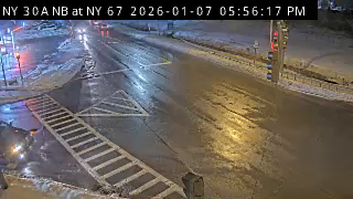 Traffic Cam City of Johnstown › North: Route 30A at Route 67 - Johnstown