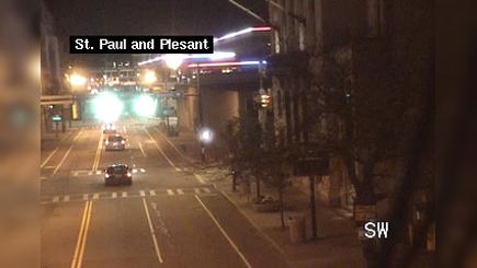 Traffic Cam Rochester: St. Paul St at Pleasant St