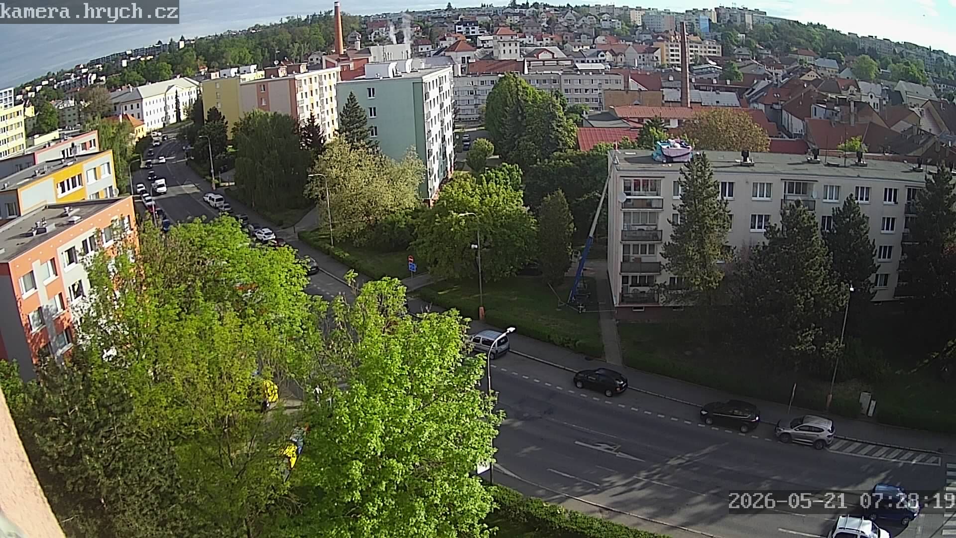 Traffic Cam Rakovnik › North: Československých legií - Sixtovo náměstí