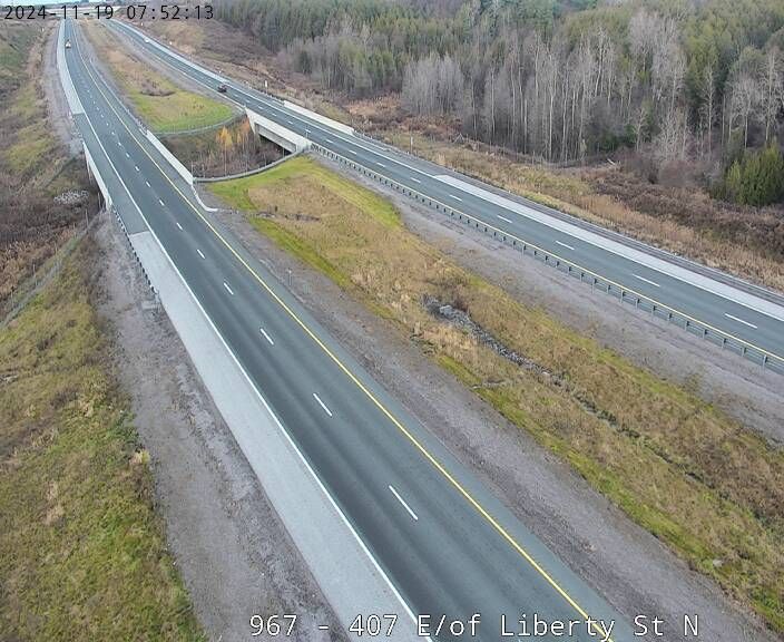 Traffic Cam Clarington: Highway 407 West of Liberty St