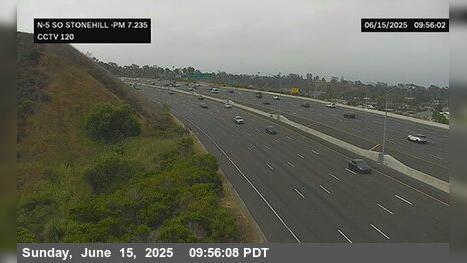 Traffic Cam San Juan Capistrano › North: I-5 : South of Stonehill