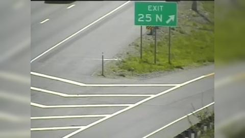 Traffic Cam Wethersfield: CAM - I-91 SB Rt. 3 NB - I-91 SB Exit