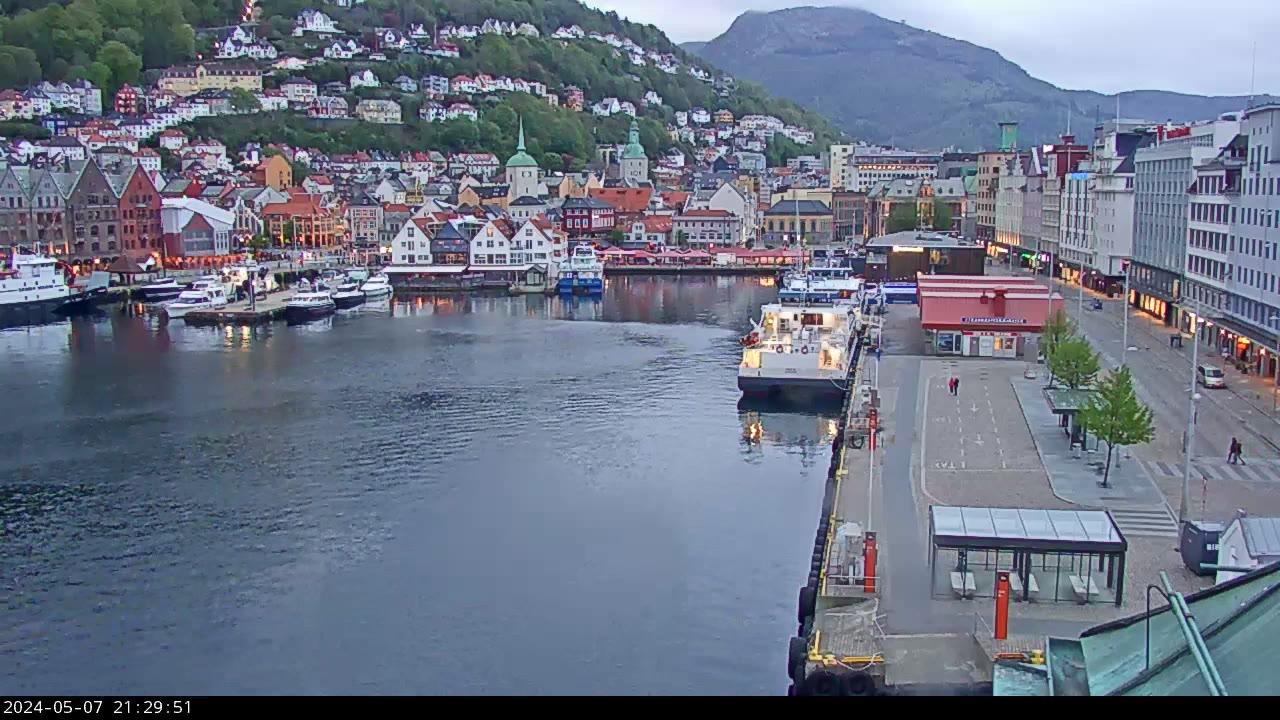 Webcam Bergen, pier online